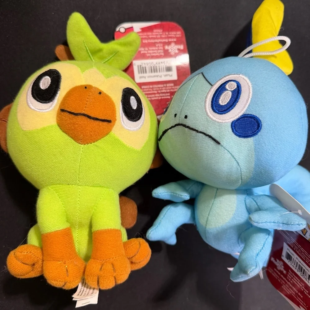 Grookey and Sobble plush - Picture 1 of 6